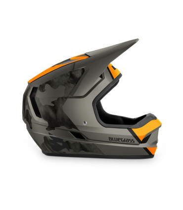 Kask rowerowy Bluegrass LEGIT pomarańczowy matowy, rozmiar L 58-60 cm