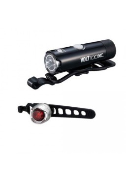 Cateye Bicycle Light Set VOLT100XC HL-EL051 / ORB SL-LD160