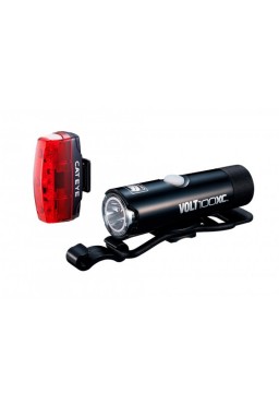 Zestaw lamp rowerowych Cateye VOLT100XC HL-EL051 / Rapid Micro TL-LD620