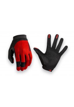 Bluegrass REACT Cycling Gloves red, size L