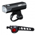 Cateye Bicycle Lamp Set Cateye AMPP 400 HL-EL084RC / ORB SL-LD160RC