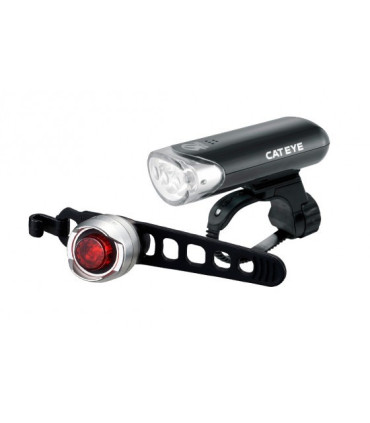 Cateye Bicycle Lamp Set Cateye HL-EL135N / ORB SL-LD160-R