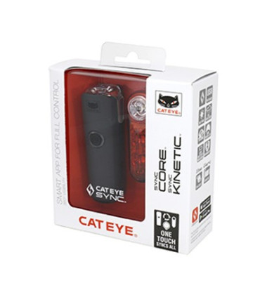 Cateye Bicycle Lamp Set Sync Core HL-NW100RC / TL-NW100K SYNC KINETIC