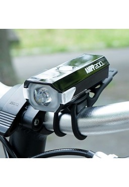 Cateye Front Bicycle Light AMPP 200 HL-EL042RC