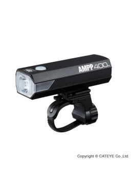 Cateye Front Bicycle Light AMPP 400 HL-EL084RC