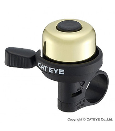 Dzwonek rowerowy CatEye WIND BELL BRASS PB-1000G złoty
