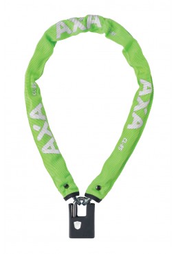 AXA Clinch+ 85 Chain Lock 85cm/6mm with Padlock Green