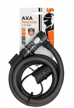 Cable Lock AXA RESOLUTE Code 180/15 15mm/180cm 