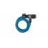 Cable Lock AXA RESOLUTE 120/8 8mm/120cm with Frame Holder Petrol Blue