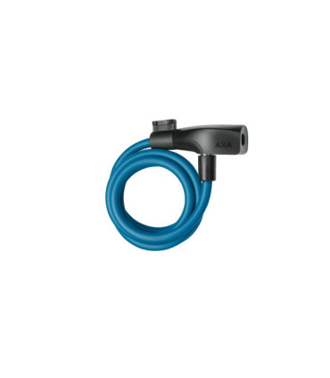 Zapięcie AXA RESOLUTE 120/8 8mm/120cm z uchwytem niebieski