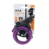 Cable Lock AXA RESOLUTE 120/8 8mm/120cm with Frame Holder Royal Purple