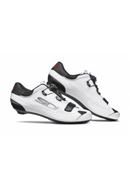 SIDI SIXTY Road Cycling Shoes, White Black, size 45,5