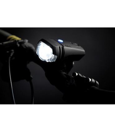 Front Bicycle Light AXA Greenline 25 Lux Black