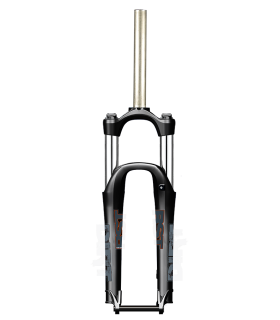 Amortyzator RST DIRT-15 RA 26", 100mm, 28,6x260x0, czarny mat, Disc, oś 15mm
