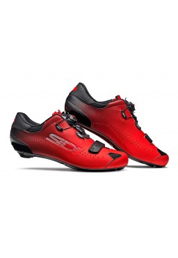 SIDI SIXTY Road Cycling Shoes, Red Black, size 45,5