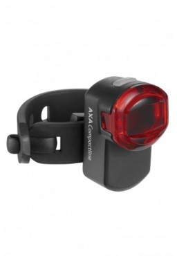 Rear Bicycle Light AXA COMPACTLINE 1 Led USB on/off Red