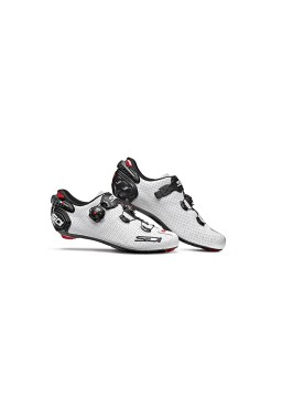 SIDI WIRE 2 Carbon Air Road Cycling Shoes, White Black, size 41,5