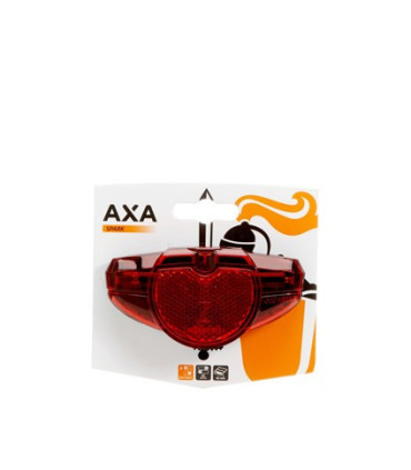 Rear Bicycle Light AXA SPARK on/off 50/80mm Red