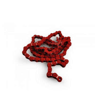 Dartmoor Cutter Chain, halflink, Red Metallic, 1/8"
