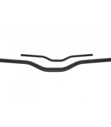 Dartmoor Handlebar Swing Low v.2, alu 7075, 750mm, Diameter 25,4mm, Rise 2", Matt Black Anodized