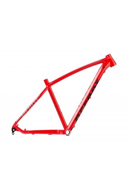 ACCENT Point MTB 29" bicycle frame red black, Size L, 142x12mm