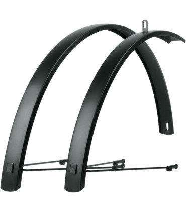 SKS BLUEMELS STYLE 28", 56mm Black Mudguard Set