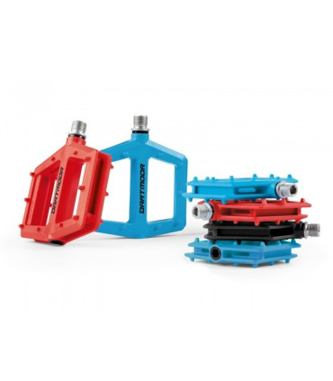 Dartmoor Plastic Pedals Candy Pro Red