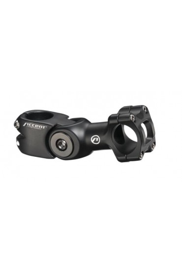 ACCENT AS-570-AH Adjustable Handlebar Stem, 108mm x 31.8mm, Black