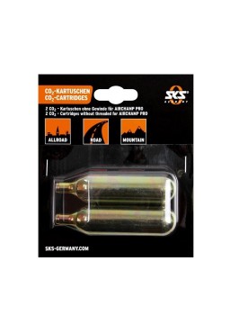 SKS CO2 CARTRIDGE SET No thread for AIRCHAMP PRO 2*16g