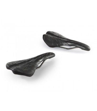 Siodełko Dartmoor Leaf pręty drążone cr-mo, czarno-szare