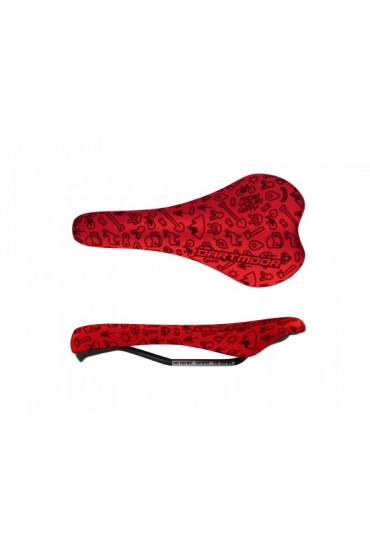 Dartmoor Saddle Primal Cr-Mo Hollow Rails, Red Devil