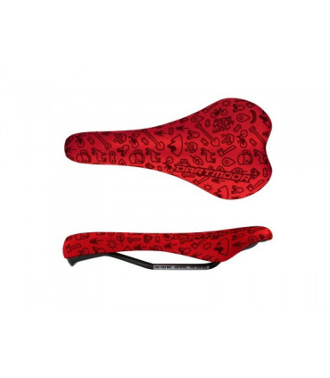 Dartmoor Saddle Primal Cr-Mo Hollow Rails, Red Devil