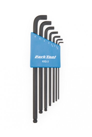 Klucze Park Tool HXS-3 imbusowe 1.5,2,2.5,3,4,5,6mm zestaw z uchwytem