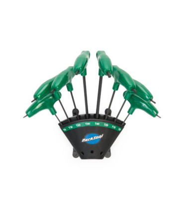 Park Tool PH-T1.2 P-Handle Torx Compatible Wrench Set T6, T8, T10, T15, T20, T25, T30, T40