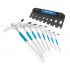 Park Tool THH-1 Sliding T-Handle Hex Wrench Set 2, 2.5, 3, 4, 5, 6, 8, 10mm