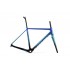 ACCENT CX-ONE Carbon Cyclocross Bike Frame (Frame+Fork+Headset, Suspension seatpost) blue green, Size S (52 cm)