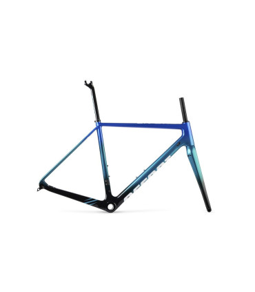 Rama przełajowa ACCENT CX-ONE Carbon niebiesko-zielona set (rama, widelec, stery, wspornik siodła), rozmiar XL (58 cm)