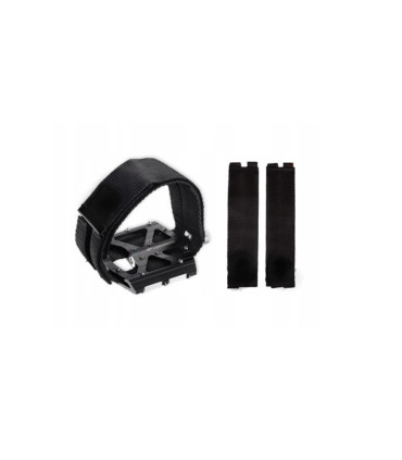 VP-730 Bicycle Pedal Straps, Fix, Black