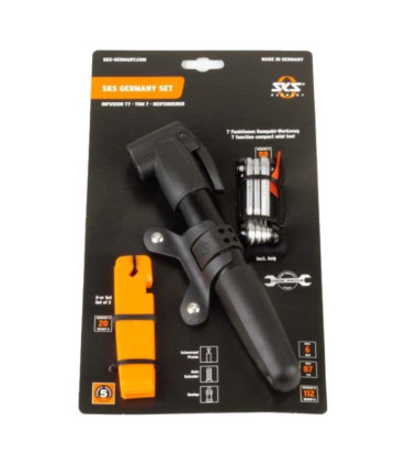 SKS Infusion TT set Bicycle pump + Tom7 + spoons