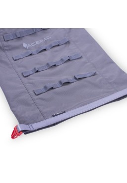 Acepac Saddle Dry Bag, Handlebar Bag, Grey, 8L