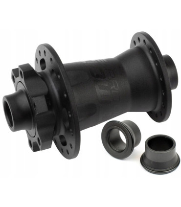 Piasta Dartmoor Reel, przednia, 100x15/110x20mm, 32H, czarna anodowana