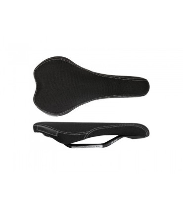 Dartmoor Saddle Trail Cr-Mo Hollow Rails, Cordura Cover, Black