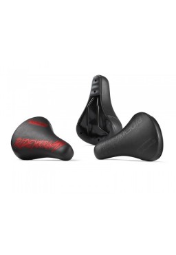 Dartmoor Saddle Streetfighter Cr-Mo Hollow Rails, Black/Red Devil Eco-Leather