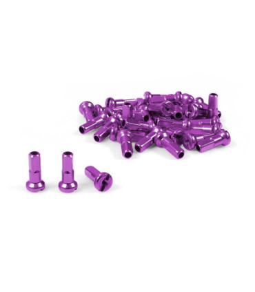 Dartmoor Aluminium Nipples Purple Anodized, 38 pcs.