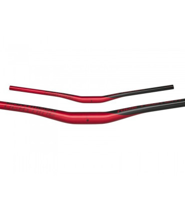 Kierownica Dartmoor Lightning Low, alu 7050, 800mm, śred. 35mm, wznios 1", red devil