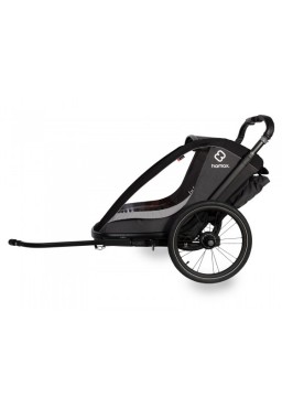 Hamax Cocoon One Child Bike Trailer & Stroller Grey-Black