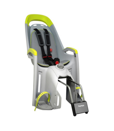 Hamax AMAZE bicycle child seat grey yellow