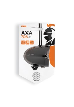 Front Bicycle Light AXA 706-B, 15 lux, Black