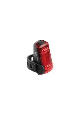 Rear Bicycle Light AXA DWN Signal 1 Led USB on/off, Red, with Brake Light Function