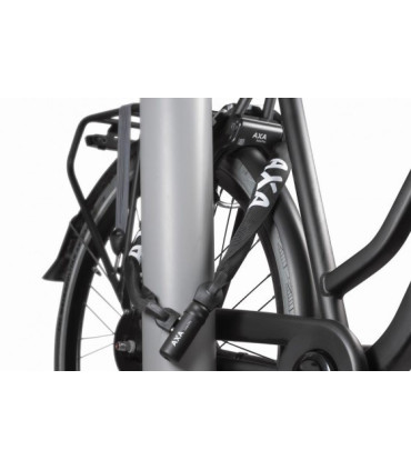 Zestaw AXA blokada tylnego koła SOLID PLUS, zapięcie LINQ CITY 100 100cm/7mm łańcuch z kłódką